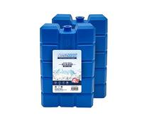 Schone Bloques de Hielo Gruesos de 400 ml x 2 - Refrigerante Que Simplemente permanece congelado Durante más Tiempo