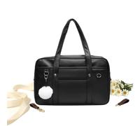 School Bag Japanese Casual Handbag - with Headphone Cable Hole JK Uniform | JK - Bolso de mano de uniforme para mujeres, hombres, niñas, fanáticos de cosplay, moda, amantes, viajes, eventos, compras
