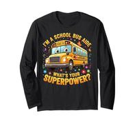 School Bus Driver I'm A School Aide What's Your Superpower Manga Larga