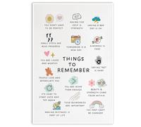 School Counselor Office Decor - CBT & DBT Therapy Mental Health Poster, Coping Skills Chart for Anxiety Relief, Social Psychology Wall Art(Framed,12x18inch(30x45cm))