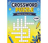 School Crossword Puzzle: Crossword Puzzles with Easy to Read Print about School, History, Sports and More | 8.5x11 inches 120 pages | 50+ puzzles for Vacations, Holidays, and Relaxing