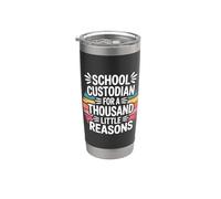 School Custodian For A Thousand Little Reasons - Vaso térmico de acero inoxidable de doble pared