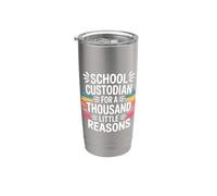 School Custodian For A Thousand Little Reasons - Vaso térmico de acero inoxidable de doble pared
