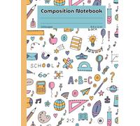 School Doodle Composition Notebook Fun Dot Grid Journal for Students with Cute Back to School Design: Aesthetic Back to School Themed Notebook with ... Class Notes, Journaling, and Creative