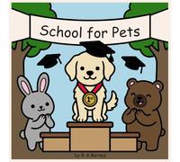 School for Pets: Cute Colouring Book for Kids and Adults