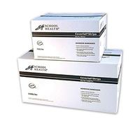 School Health - Vendas adhesivas, protección cómoda y cuidado de heridas para cortes y rasguños, adhesivo premium que se mantiene seguro con movimiento, vendajes de tela sueltos a granel - 1 x 3