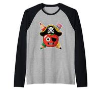 School International Habla como un Maestro Pirata del día Pirata Camiseta Manga Raglan