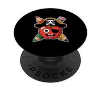 School International Habla como un Maestro Pirata del día Pirata PopSockets PopGrip Adhesivo