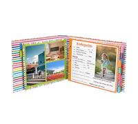 School Memory Book Scrapbook, Kids Keepsake Photo Album, Preschool Through 12th Grade Memory Journal, School Memories Record Book, Graduation Scrapbook for Photos Notes Preschool Students