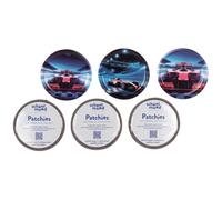 School-Mood accesorios para mochilas 6er Patchy-Set Racecar