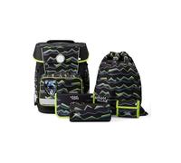 School-Mood Champion Maxx Juego de mochilas escolares 6 piezas amarillo