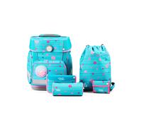 School-Mood Champion Maxx Juego de mochilas escolares 6 piezas azul