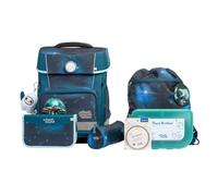 School-Mood Champion Pro Juego de mochilas escolares 7 piezas petróleo