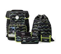 School-Mood Juego de mochilas escolares Champion Maxx de 6 piezas modelo 2026 amarillo
