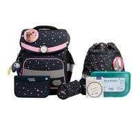 School Mood Timeless Pro Ella Pony - Mochila escolar (7 piezas), Negro