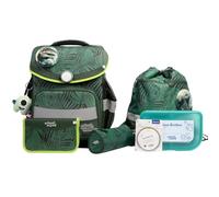 School-Mood Timeless Pro Juego de mochilas escolares 7 piezas verde