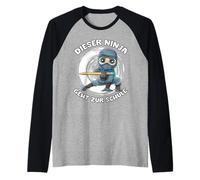 School Ninja Boy: Escuela para Ninjas Camiseta Manga Raglan