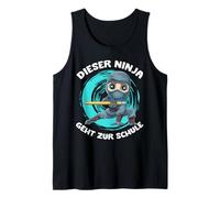 School Ninja Boy Escuela Primaria Camiseta sin Mangas