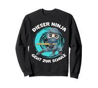 School Ninja Boy Escuela Primaria Sudadera