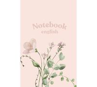 School note book for English class girl teen women pink floral cute aesthetic journal note taking learning middle teen: Green flowers orange school ... writing eucalyptus poetry tween high neutral