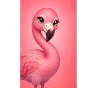 School Notebook Cute Animal Pink Flamingo - Graph Paper Interior, 60 Pages: Graph Paper Notebook for Kids, Students and Animal Lovers - Perfect for Math, School, Homework and Notes