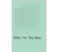 School Notebook in Grid: A5, 5x5 mm, 50 Pages, for Notes and Math