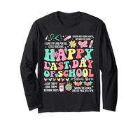 School Nurse Summer Vibes Last Day Celebration Apparel Manga Larga