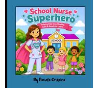School Nurse Superhero Helping Kids Stay Healthy, Safe, & Ready to Learn: A Fun Coloring Book for Kids Ages 4-11 Featuring School Nurses, Healthcare Heroes, Healthy Habits, and Positive Messages