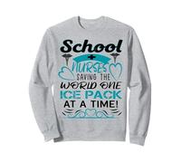 School Nurses Saving The World One Ice Pack At A Time Sudadera