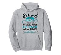 School Nurses Saving The World One Ice Pack At A Time Sudadera con Capucha