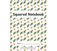 School Pattern 7mm Squared Notebook 2 - ideal for maths, science and engineering subjects