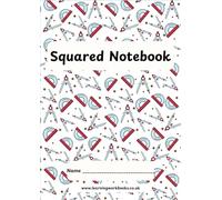 School Pattern 7mm Squared Notebook 3 - ideal for maths, science and engineering subjects