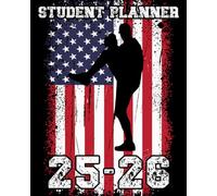 School Planner 2025-2026: USA Flag Baseball Academic Agenda With Weekly & Monthly Spreads, To-Do List & Homework Organizer for Elementary, Middle and ... Back to School Gift Ideas for Kids and Boys.