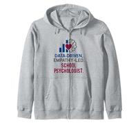 School Psychologist Data Driven Empathy Led Behavioral Brain Sudadera con Capucha