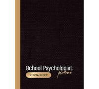 School Psychologist Planner 2026-2027: A Complete Plan to Keep All Your Psycho Related Documents in one place | Pretty Black Cover