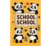 School Quaderno scolastico A5 per esercizi di scrittura Panda Orsacchiotto: Rigo C per esercizi di scrittura, dettati e temi, classi 4-5 (School Collection - Quaderni per la scuola primaria)