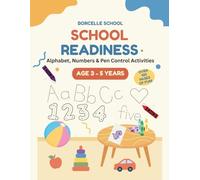 School Readiness: Alphabet, Numbers & Pen Control Activities: My Fist Tracing for Kids Ages 3-5