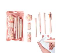 School Supply Kit, Eraser Correction Tape Pen, Cute Stationery, Dorm Colleg