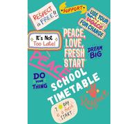 School Timetable Planner - Weekly Class Schedule with Notes & To-Do Lists | Academic Organizer for Students