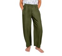 School Trousers for Girls Boys Cotton Linen Trousers Baggy Wide Leg Pants Kids Drawstring Elastic High Waisted Casual Trouser Teens Summer Athletic Cycling Joggers Comfort Sweatpants