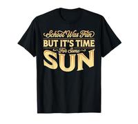 School Was Fun But It's Time For Some Sun Playa Verano Camiseta