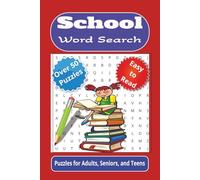 School Word Search Book: Word searches with easy to read print about school, class, students, and more