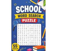 School Word Search Puzzle: 55 Puzzles Word Search about School and More | 6x9 inches, 110 pages | Gift for School & Classroom Lover