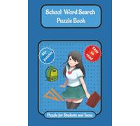 School Word Search Puzzle Book - Fun and Educational Brain Games: A Fun and Challenging Activity Book with Over 50 Puzzles to Boost Vocabulary, Focus, ... - Great for Home, Classroom, or Travel