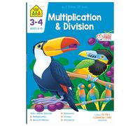 School Zone Multiplication & Division Grades 3-4 Workbook
