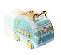 Schoolbus Toys - Coche de tambor multifuncional con sonido | Juguete musical para cochecito de bebé, baño, habitación infantil, cuna, asiento de coche, tiempo de juego, ducha, cumpleaños