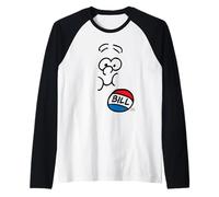 Schoolhouse Rock Just a Bill Big Face Easy Costume Cartoon Camiseta Manga Raglan