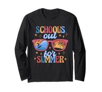 School's Out for Summer Sunglasses Fun Summer Break Vibes Manga Larga