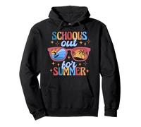 School's Out for Summer Sunglasses Fun Summer Break Vibes Sudadera con Capucha