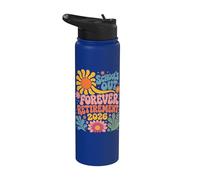 Schools Out Forever Retirement 2026 Retired Student Teacher Stainless Steel Insulated Water Bottle